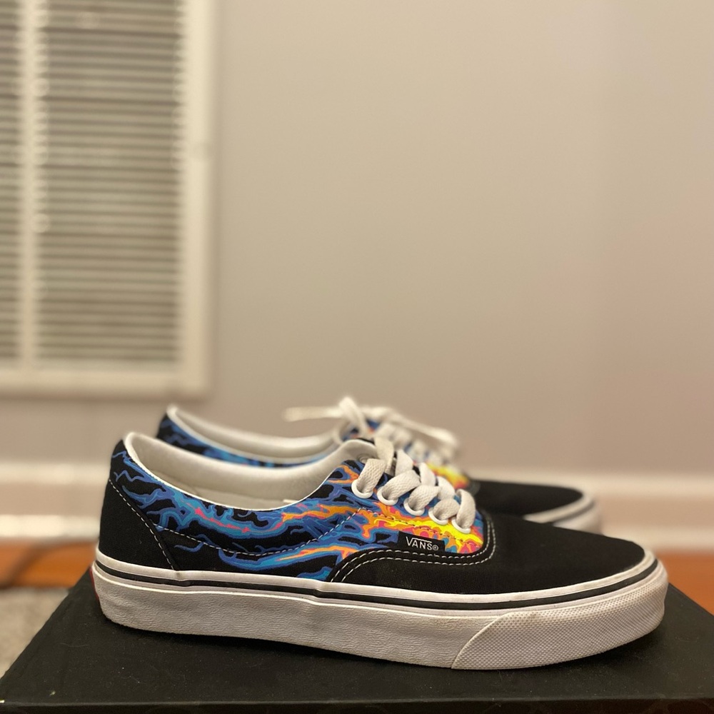 Van’s authentic sneakers with flames